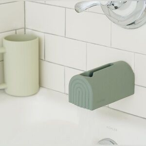 Mushie Bath Spout Cover Soft Silicone Faucet Safety Guard Cover Blush